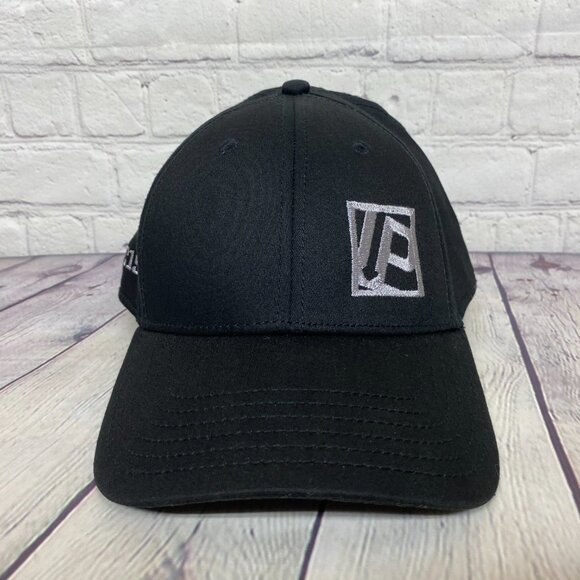 Precise Baseball Hat Cap Stretch Fit Fits Small-Medium S-M Black Embroidered - Picture 5 of 8